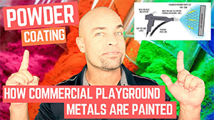 Powder Coating of Metals for Commercial Playgrounds | Creative System