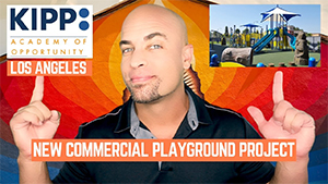 KIPP LA School New Commercial Playground Installation | Creative System