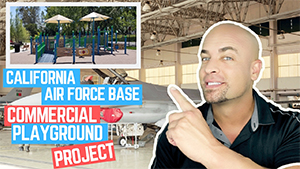 New commercial playground installation at Travis AFB | Creative System