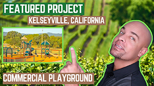 New Playground Installation in Kelseyville California