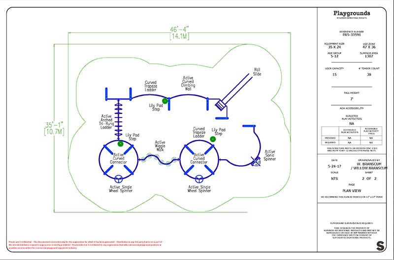 playground use zone