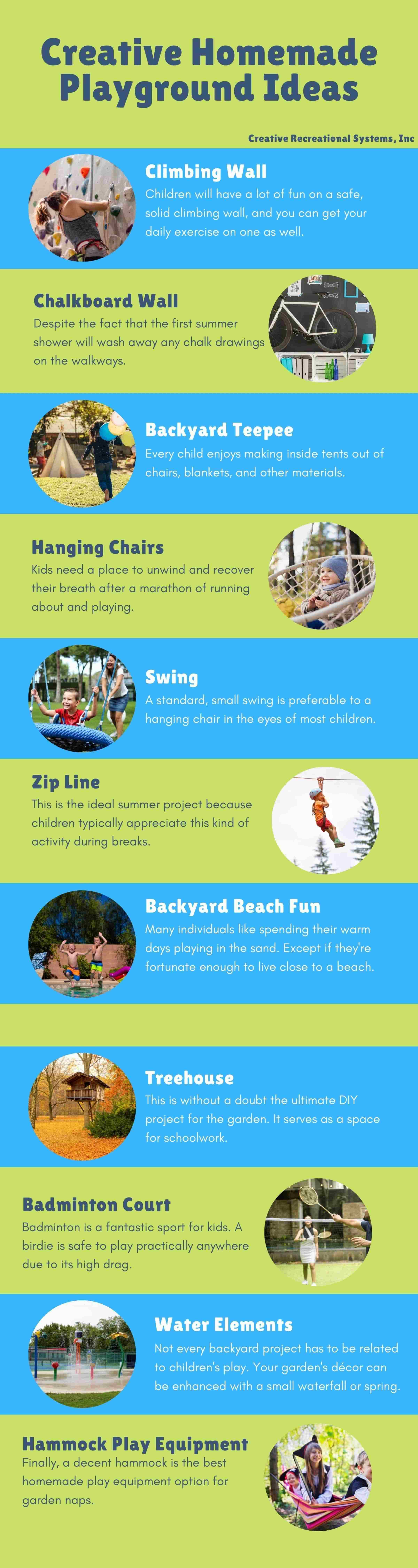 Weekend-Buildable Creative Homemade Playground Ideas