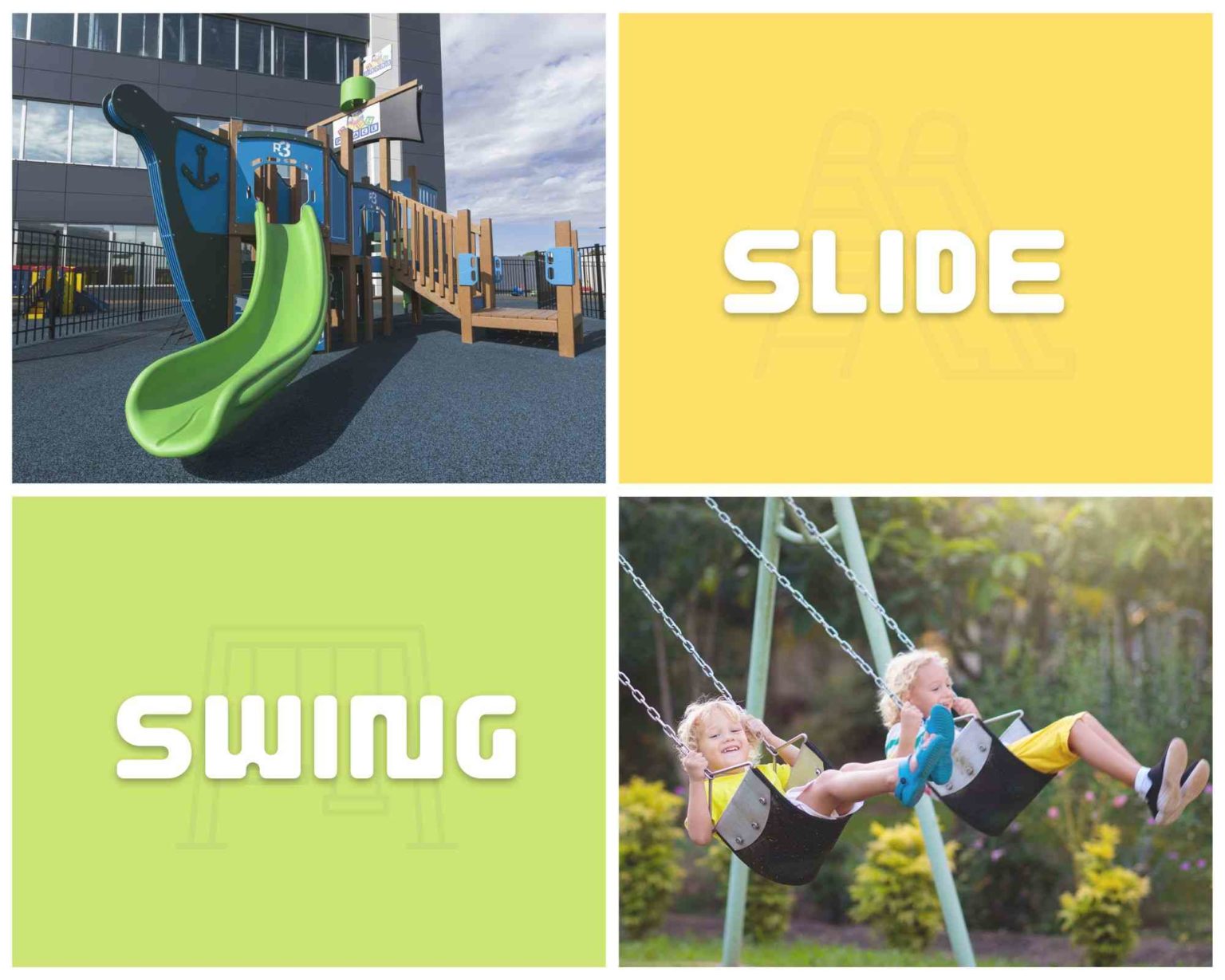 Best outdoor playhouse with slide and swing