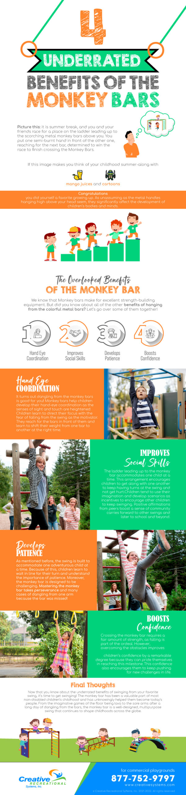 Exploring the Benefits of Monkey Bars Creative System