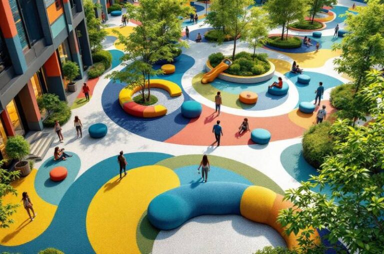 Community Zone The Return of Community Plazas as Play Zones